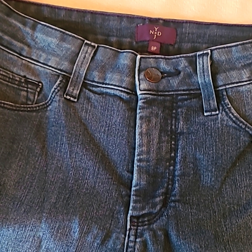 NYDJ jeans size 8 petite dark blue